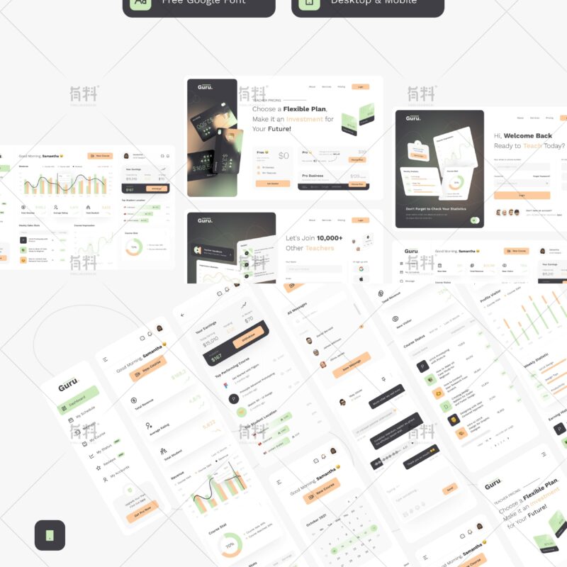 Analytics Admin Dashboard 27 UI/UX Design Asset | analytics dashboard ui